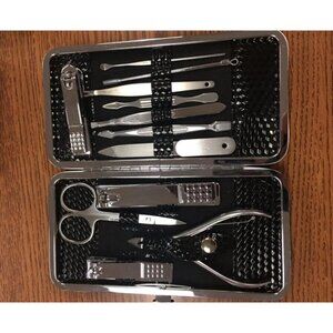 New Manicure, Pedicure Kit, Nail Clippers Set of 12Pcs, Professional Grooming
